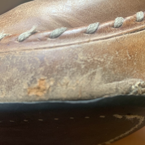 Frye Women's Light Brown Leather Slip-On High-Heel Clogs Size 6 - Picture 16 of 16